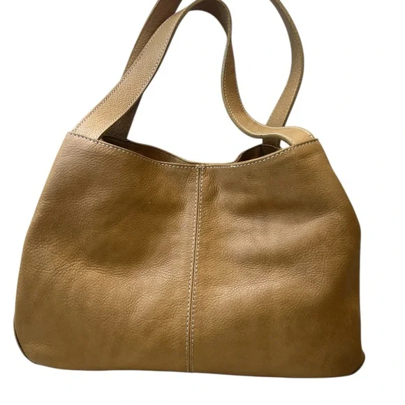 Naturalizer Tan Soft Leather Hobo Bag | Roomy Lined Interior - Picture 8 of 8